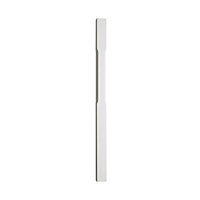 Primed White Stop chamfered half newel post (H)1500mm (W)40mm