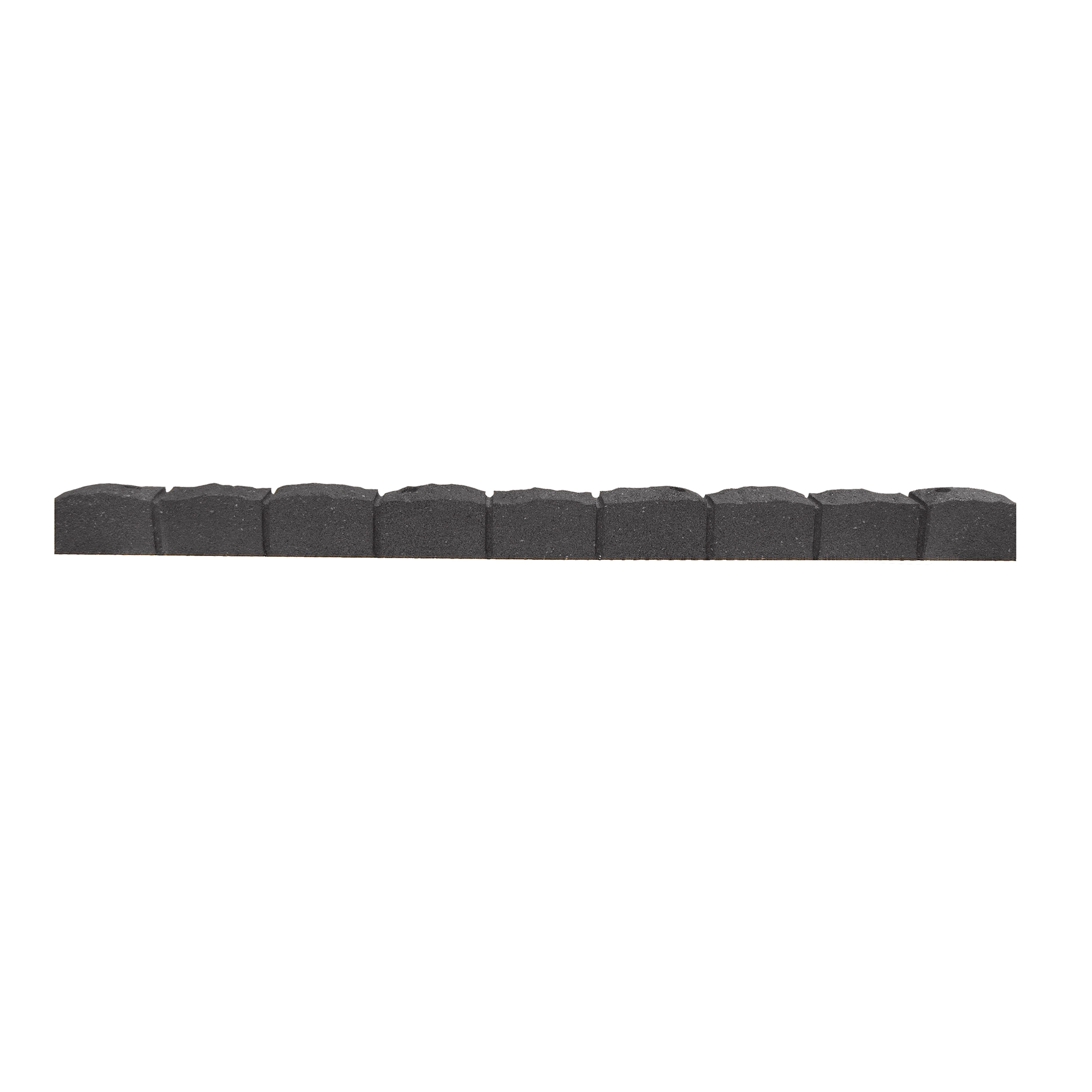 Primeur Grey Rubber Roman Stone Edging roll (H)8.8cm (L)1.2m