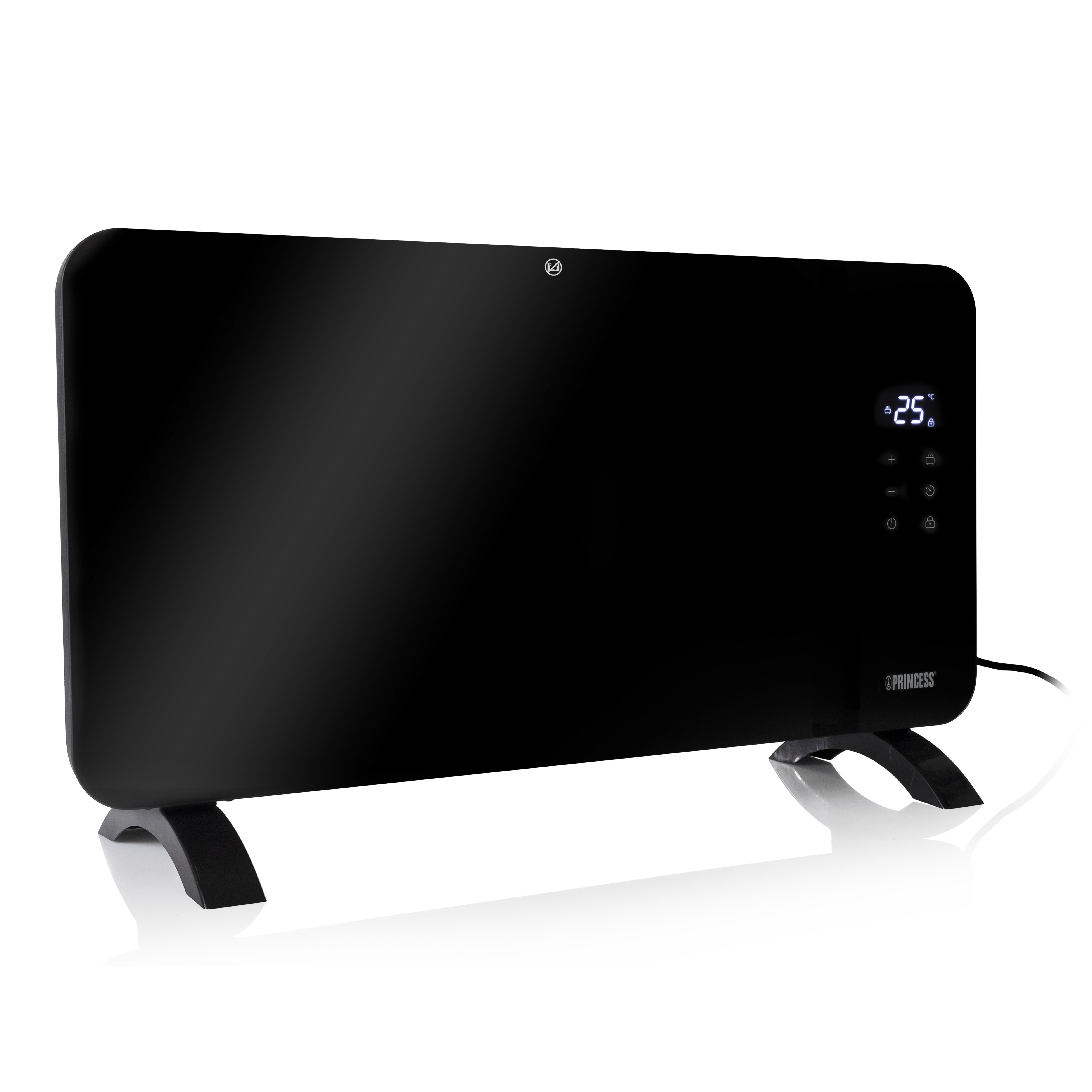 Princess 1500W Black Smart Panel heater | DIY at Bu0026Q