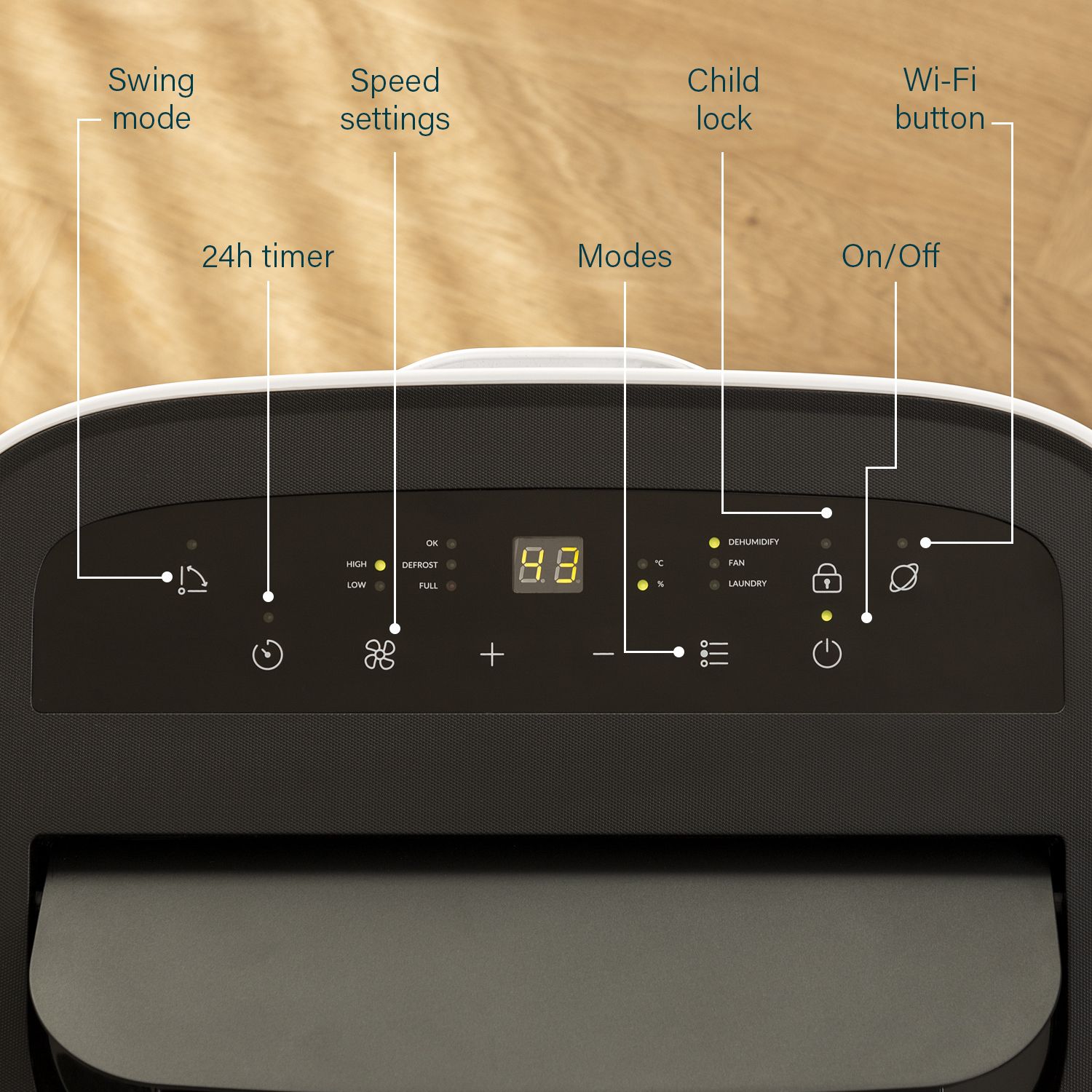 Princess 20l/d Smart Control Dehumidifier