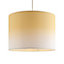 Printed Yellow Ombre Light shade (D)25cm