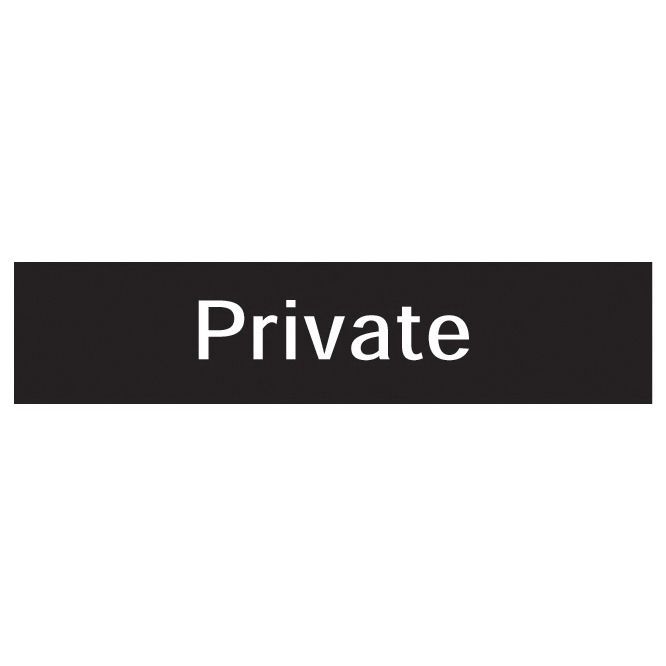 Private Self-adhesive labels, (H)50mm (W)200mm