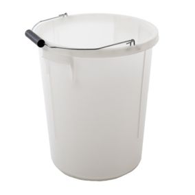 Proplas Natural White 30L Plasterer's mixing bucket