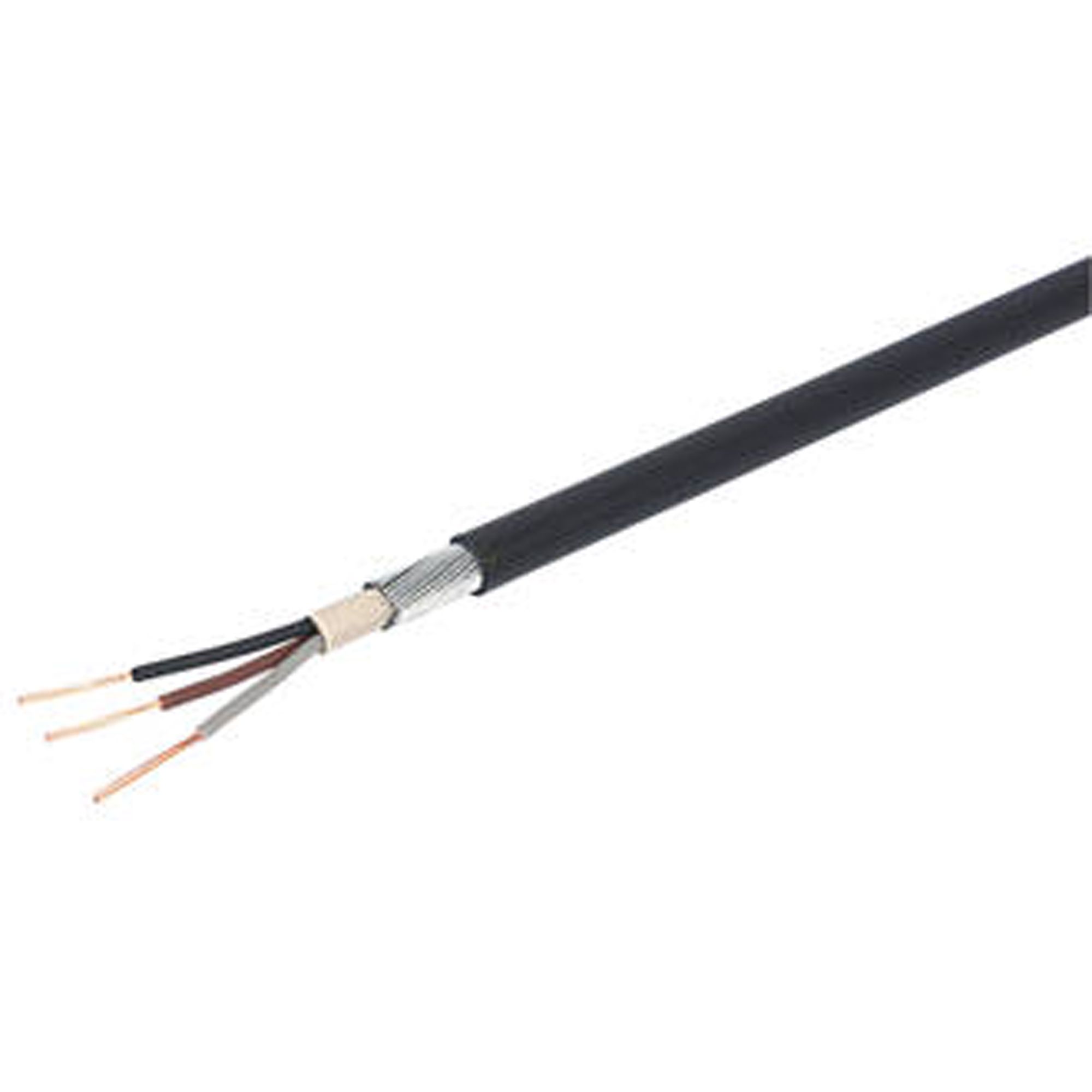 Prysmian Black 3-core Armoured Cable 1.5mm² x 10m Price Comparisons | Compare The Build