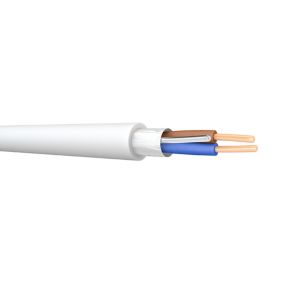 Prysmian FP200 White 2 core Fire cable, 1.5mm² x 50m