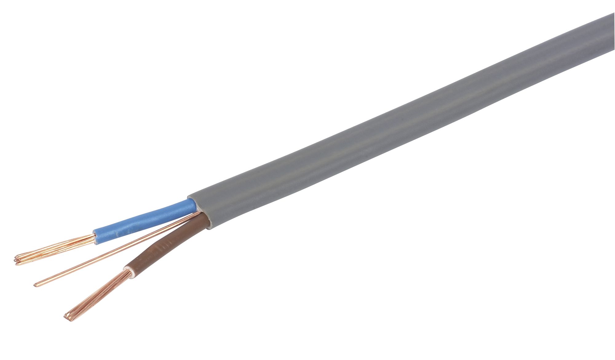 Prysmian Grey 3-core Multi-core cable 50m