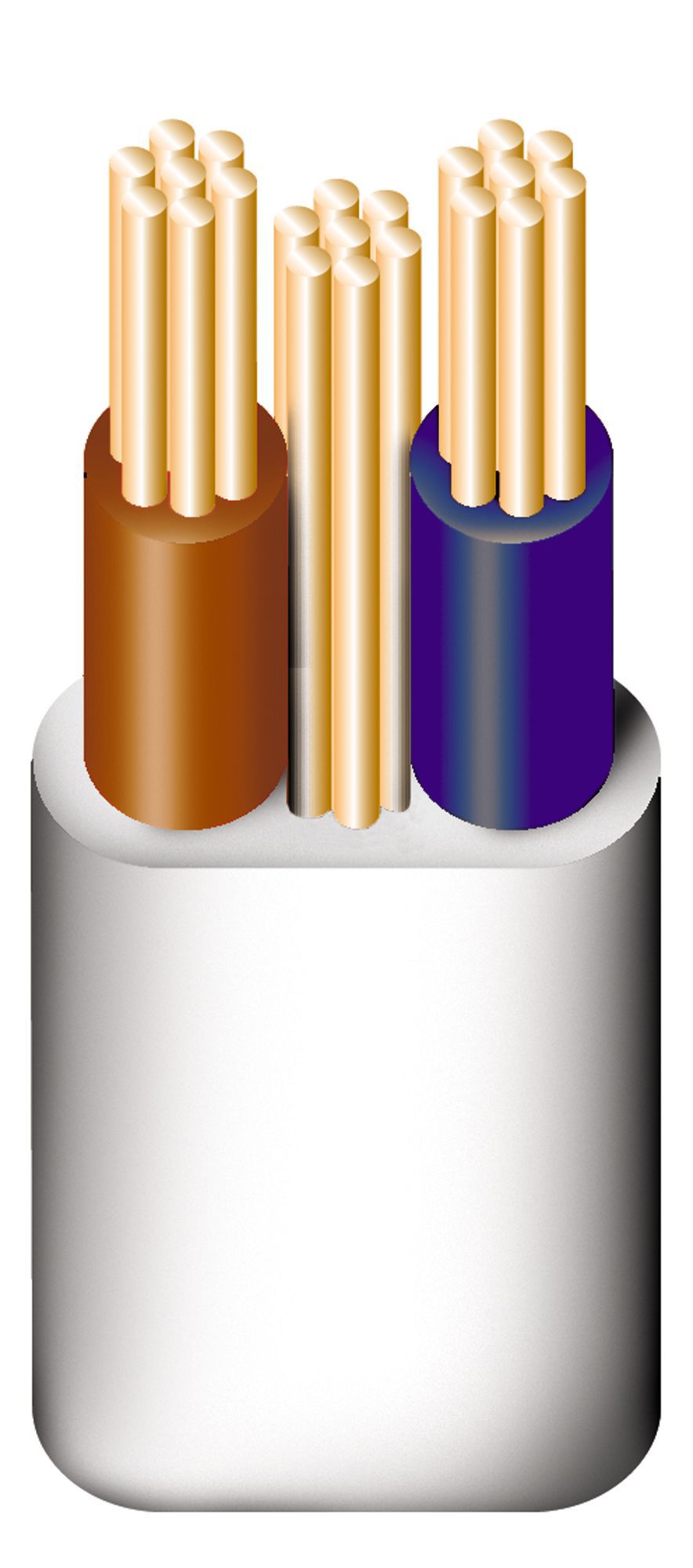 Prysmian Grey Twin & earth Cable 6mm² x 25m