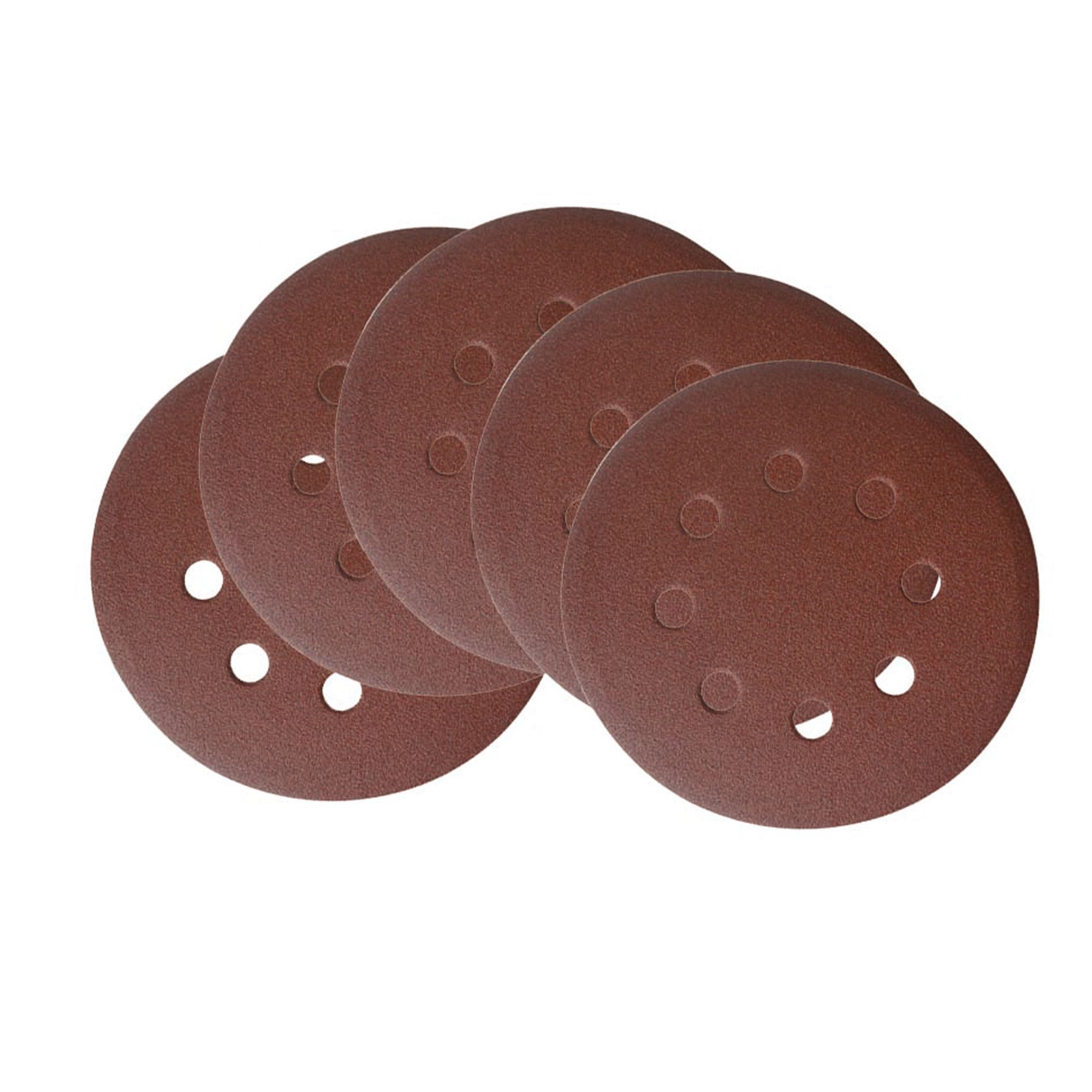 PTX 180 grit Sanding sheet (Dia)115mm, Pack of 5