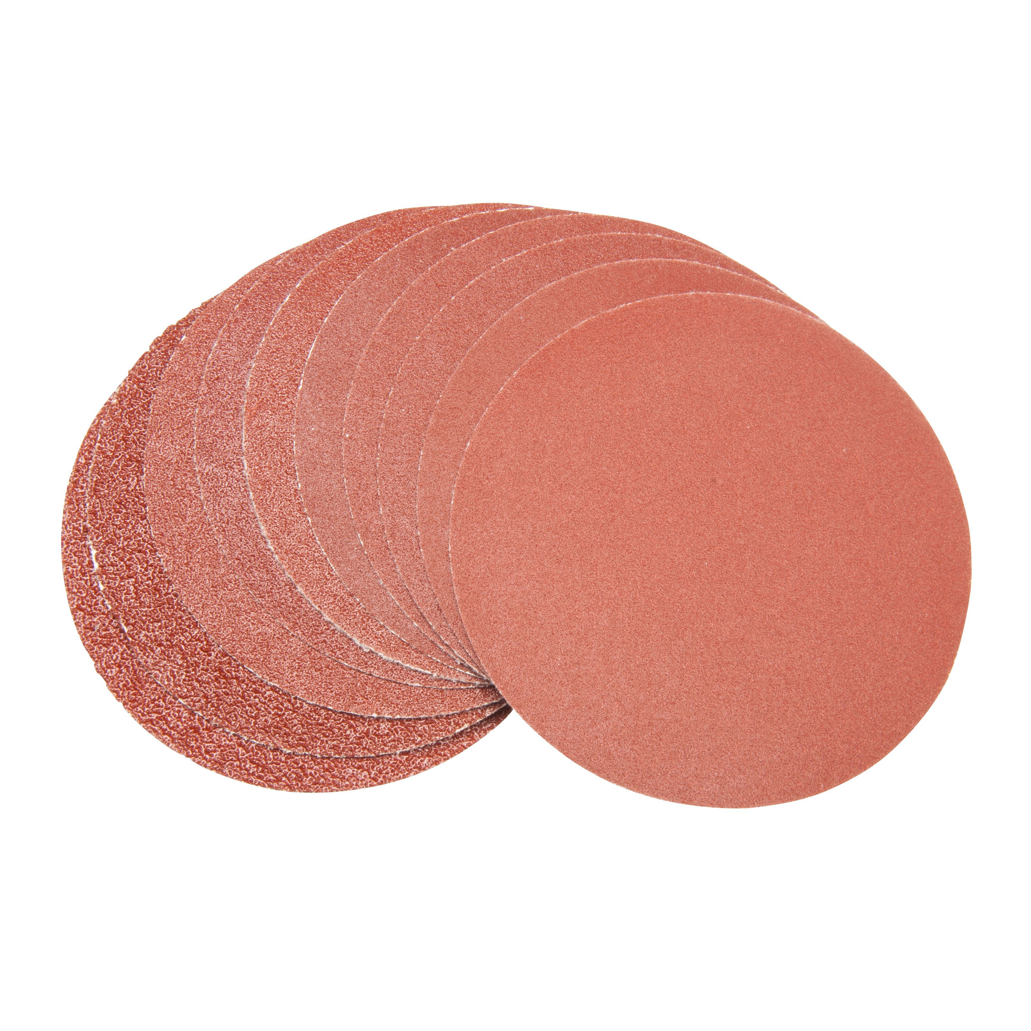PTX 280-400 grit Sanding sheet (Dia)125mm, Pack of 10