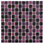 Purple Gloss Glass Mosaic tile, (L)300mm (W)300mm