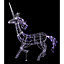 Purple LED Unicorn Silhouette