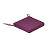 Purple Square Seat pad, Pack of 6 (L)40cm x (W)40cm