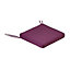 Purple Square Seat pad, Pack of 6 (L)40cm x (W)40cm