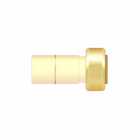 Push-fit Straight Pipe fitting reducer (Dia)21mm x 14.7mm