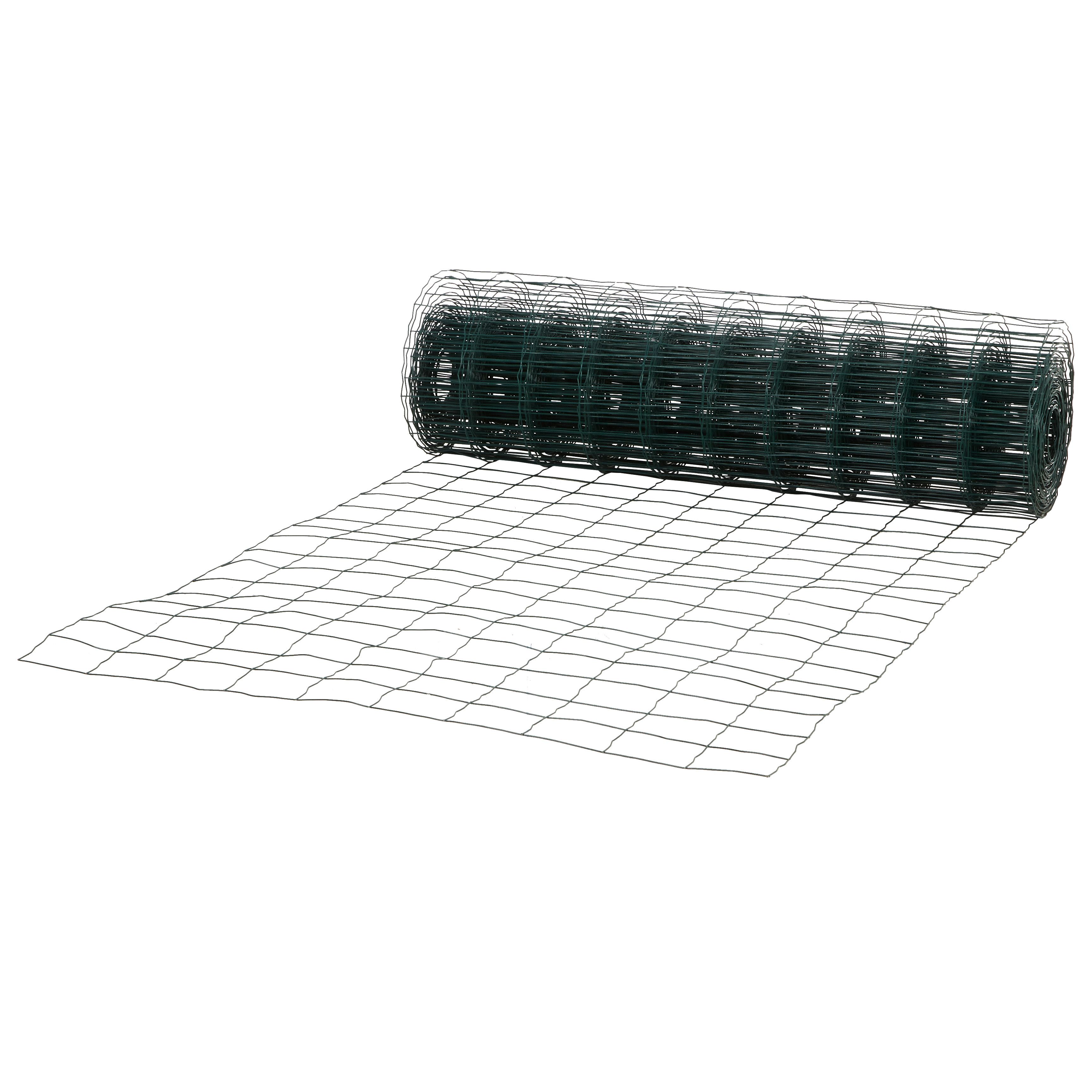 PVC-coated Steel Wire mesh roll, (L)25m (H)1m