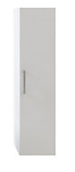 Pyxis Gloss & matt White Tall Wall-mounted Non-mirrored Bathroom Cabinet (W)275mm (H)1120mm