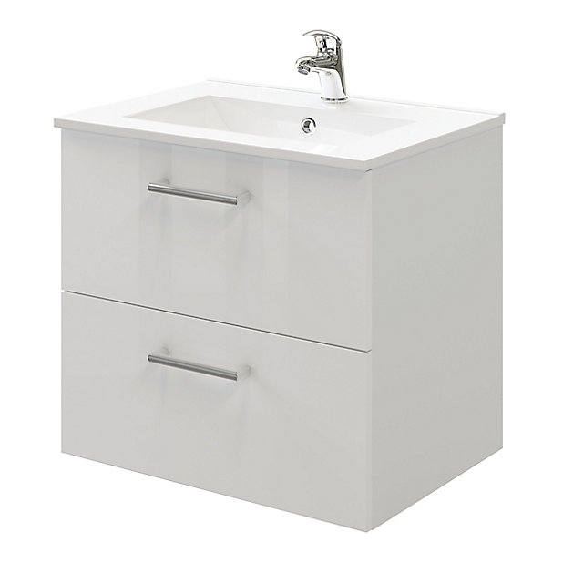 Soft Close Bathroom Basin Cabinet, Bathroom Vanity Unit Bowl Sink