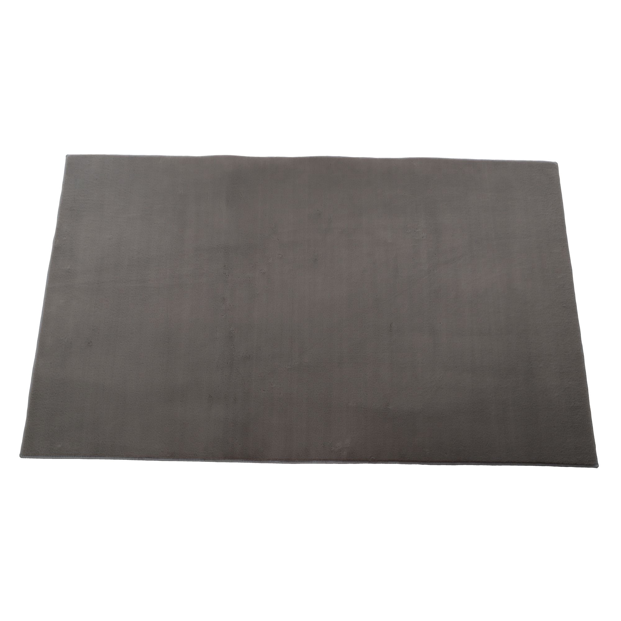 Qara Elephant skin Plain Medium Rug, (L)150cm x (W)90cm