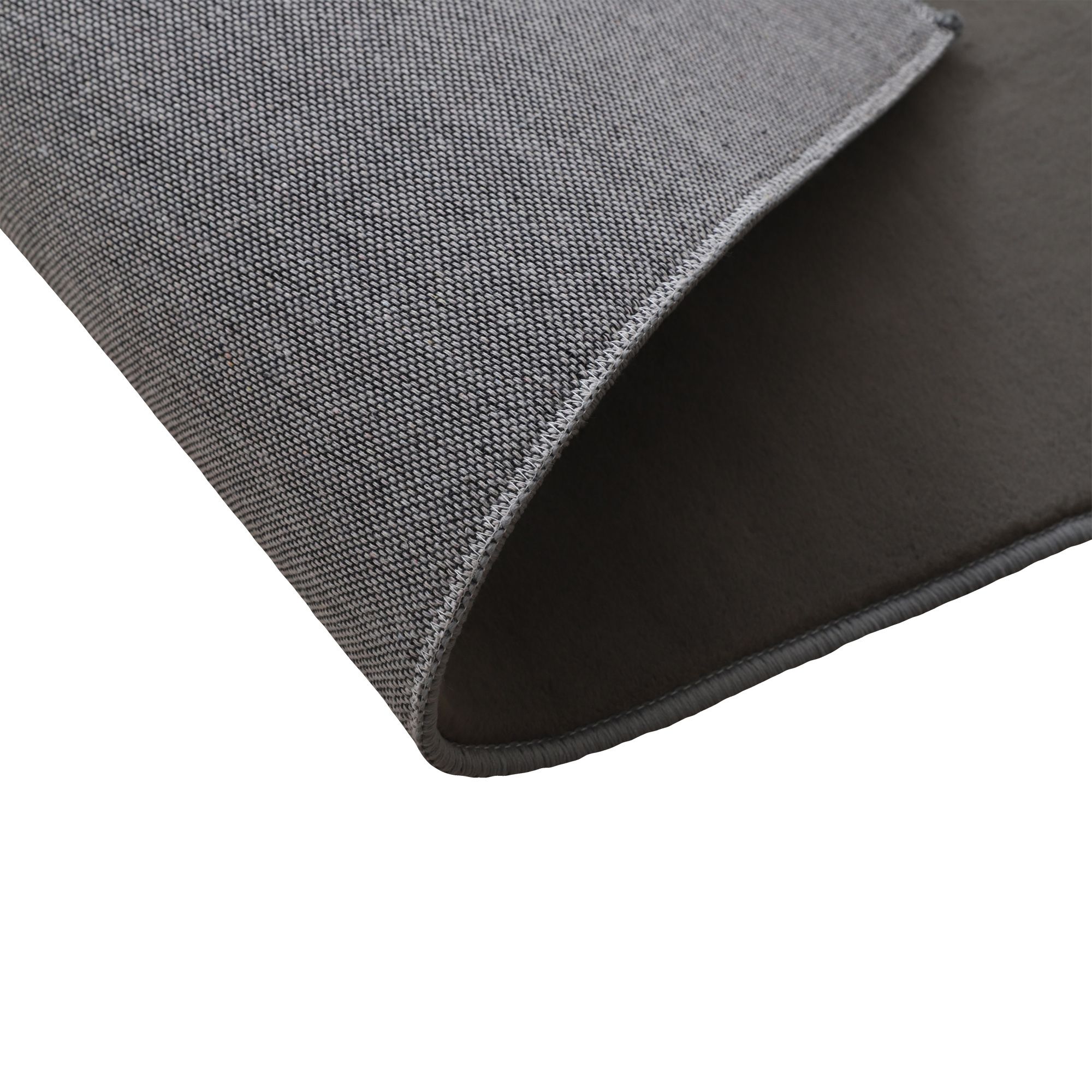 Qara Elephant skin Plain Medium Rug, (L)150cm x (W)90cm