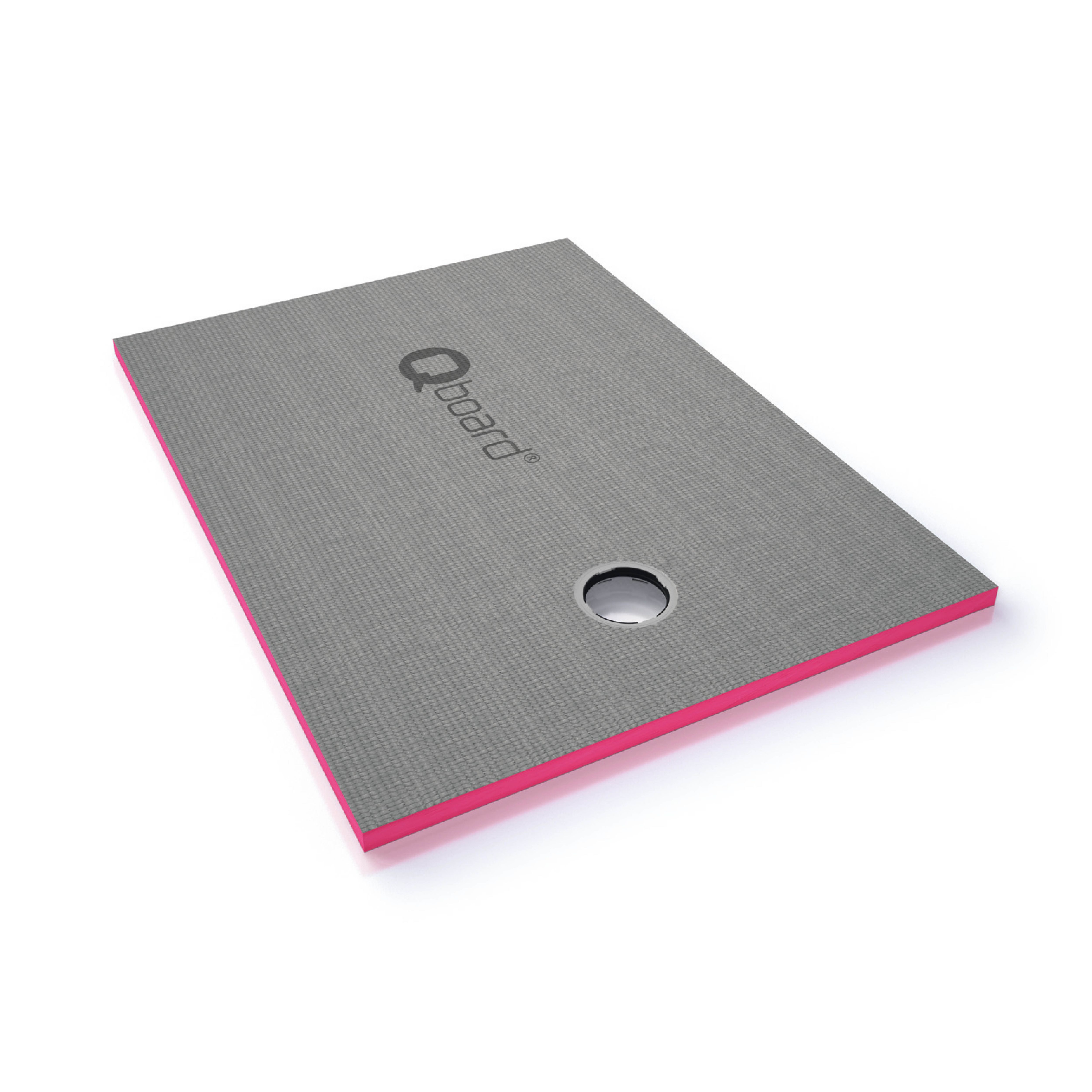 Qboard Liquid Wetroom floor former with 400mm distance Offset drainer ...