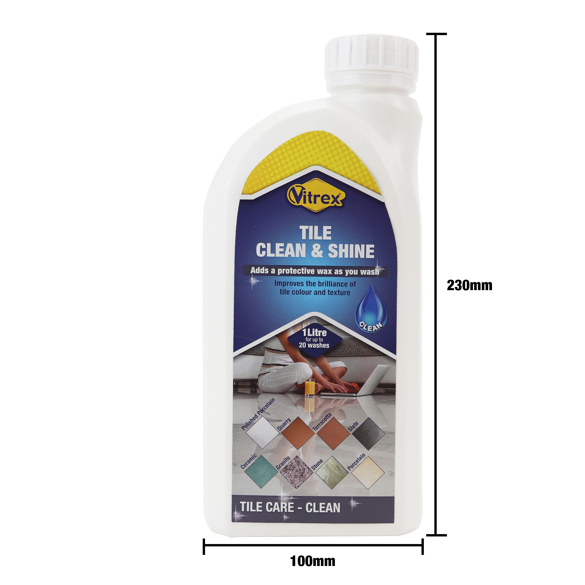 QEP Clean & Shine Tile Cleaner, 1L