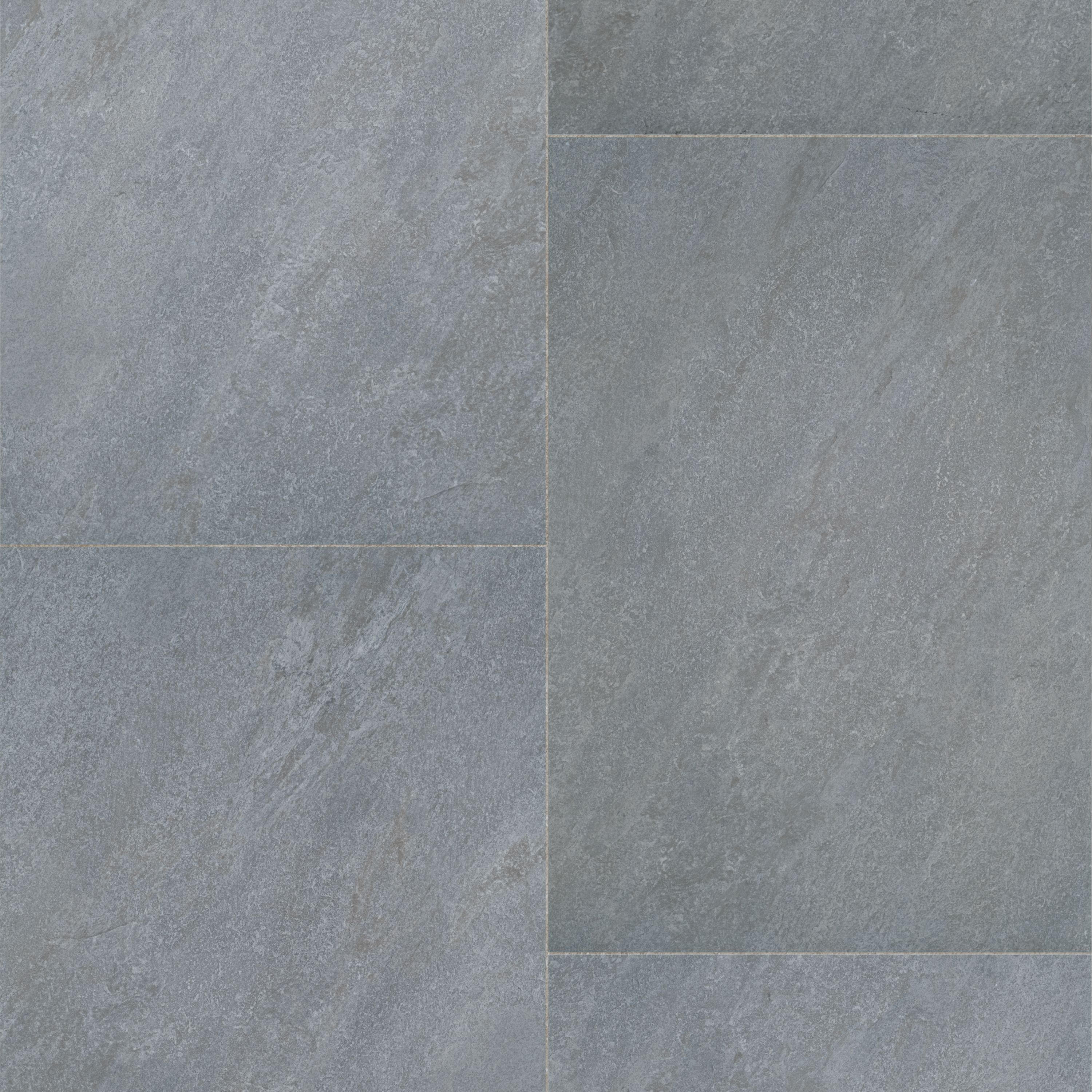 Qua Dakota Grey Matt Stone Effect Textured Porcelain Outdoor Floor Tile 