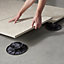 Quartzite Beige Matt Stone effect Porcelain Outdoor Floor Tile, Pack of 2, (L)600mm (W)600mm
