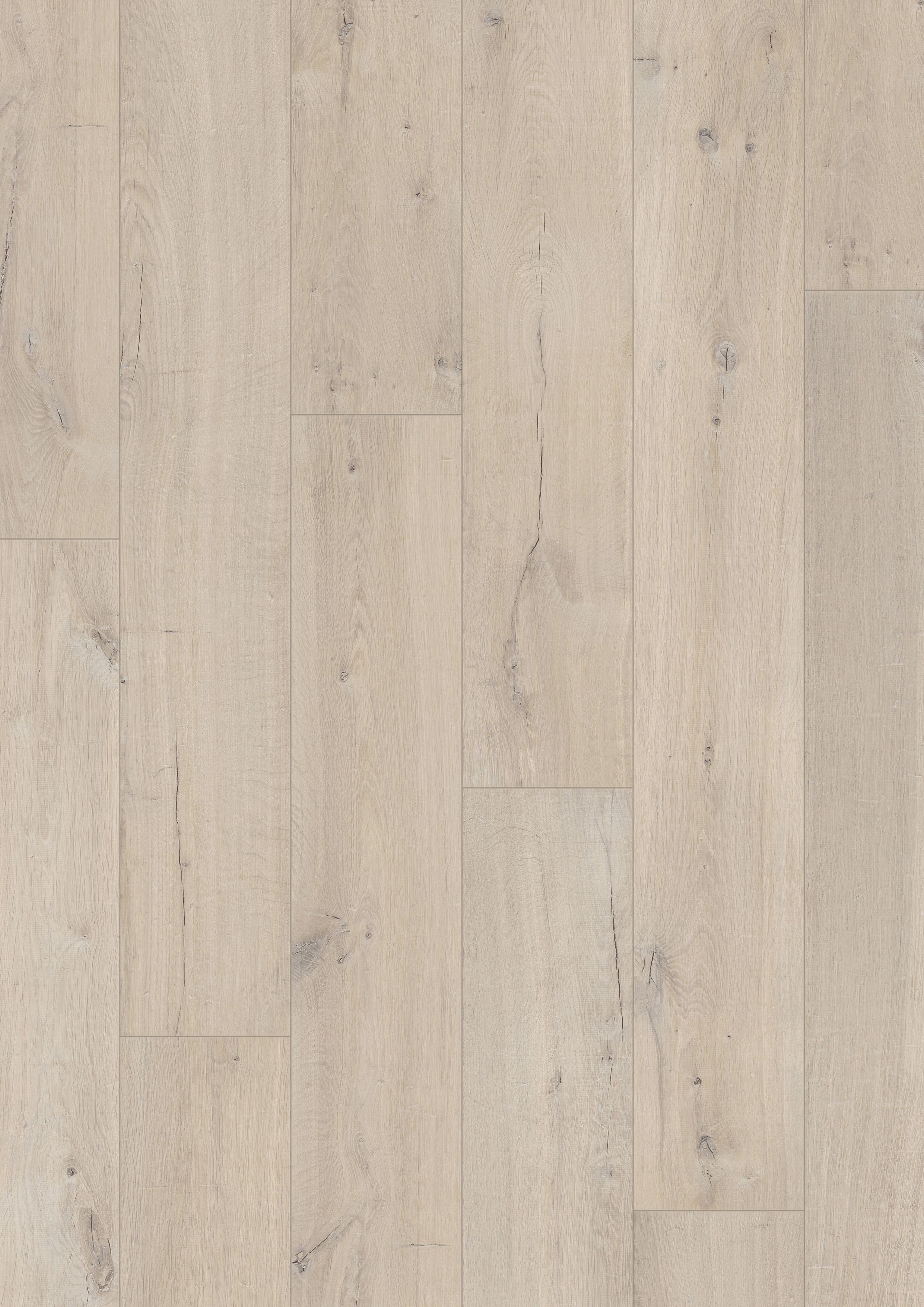 Quick-step Aquanto Light grey Wood planks Oak effect Laminate Flooring, 1.835m²