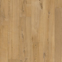 Quick-step Aquanto Natural Oak effect Laminate Flooring, 1.84m² Pack of 7