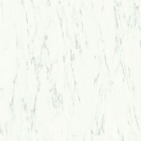 Quick-step Lima White Marble effect Vinyl Tile Sample