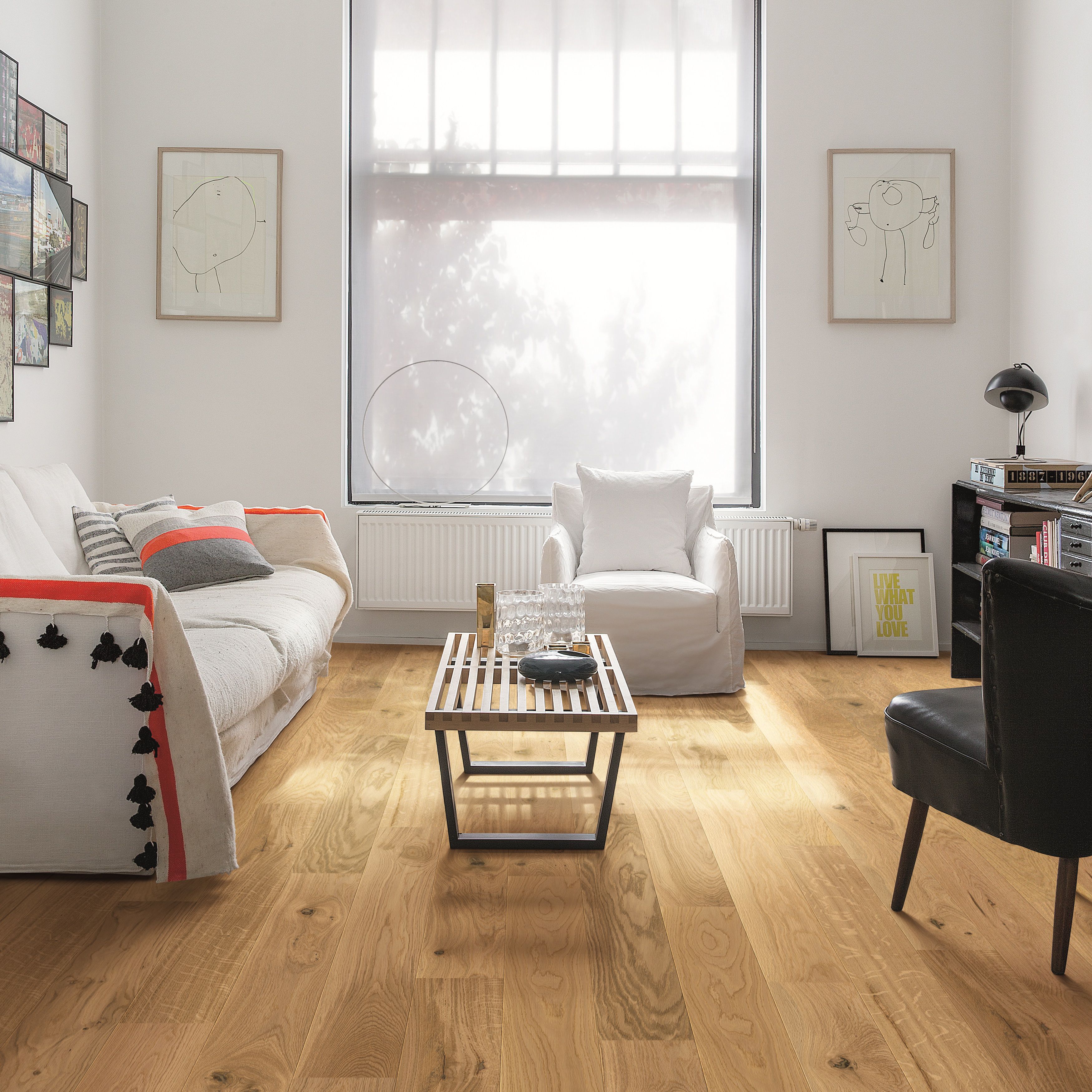 Quick-step Oak Real wood top layer flooring Sample