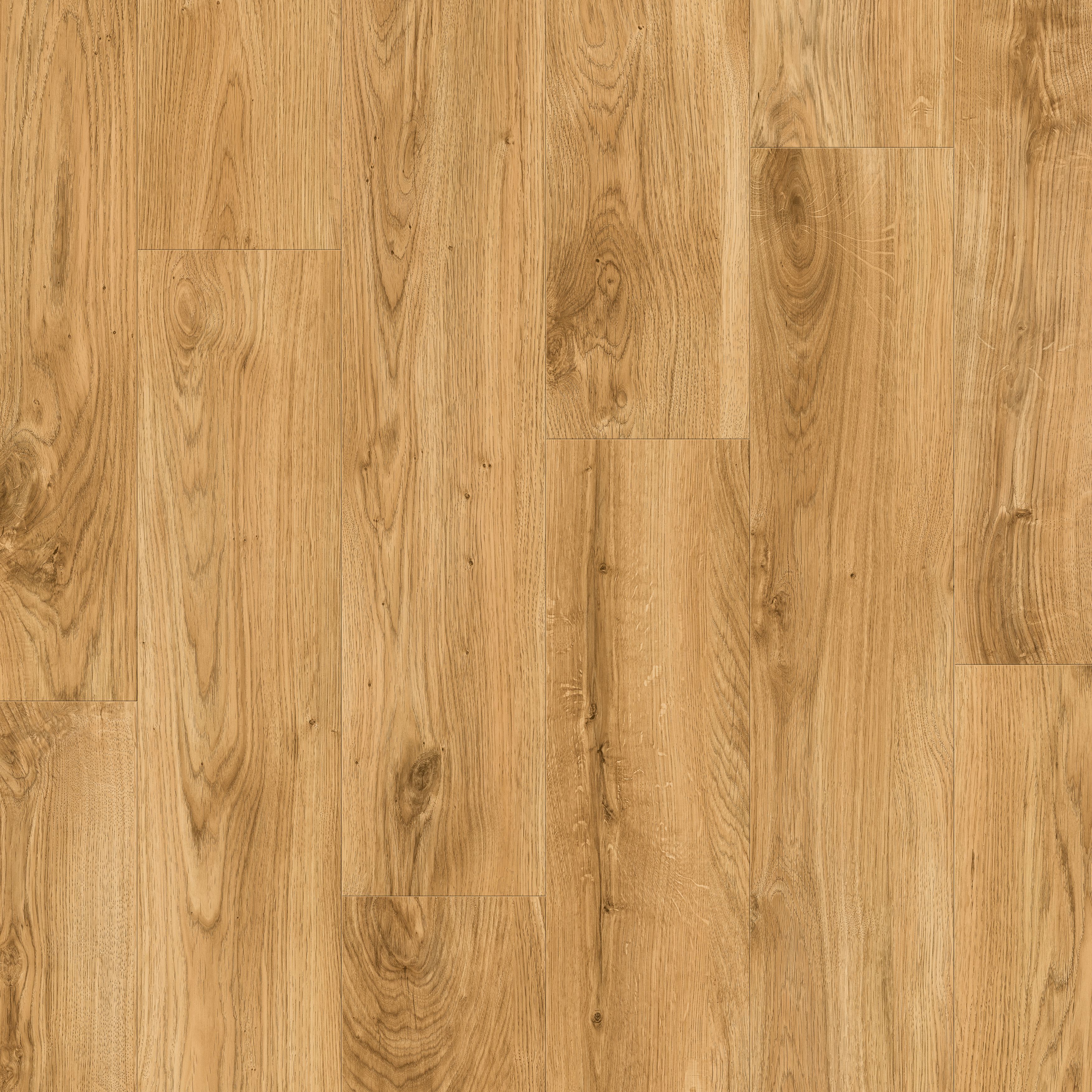 Quick-step Paso Warm oak Plain Wood effect Embossed Luxury vinyl click flooring, 2.13m²