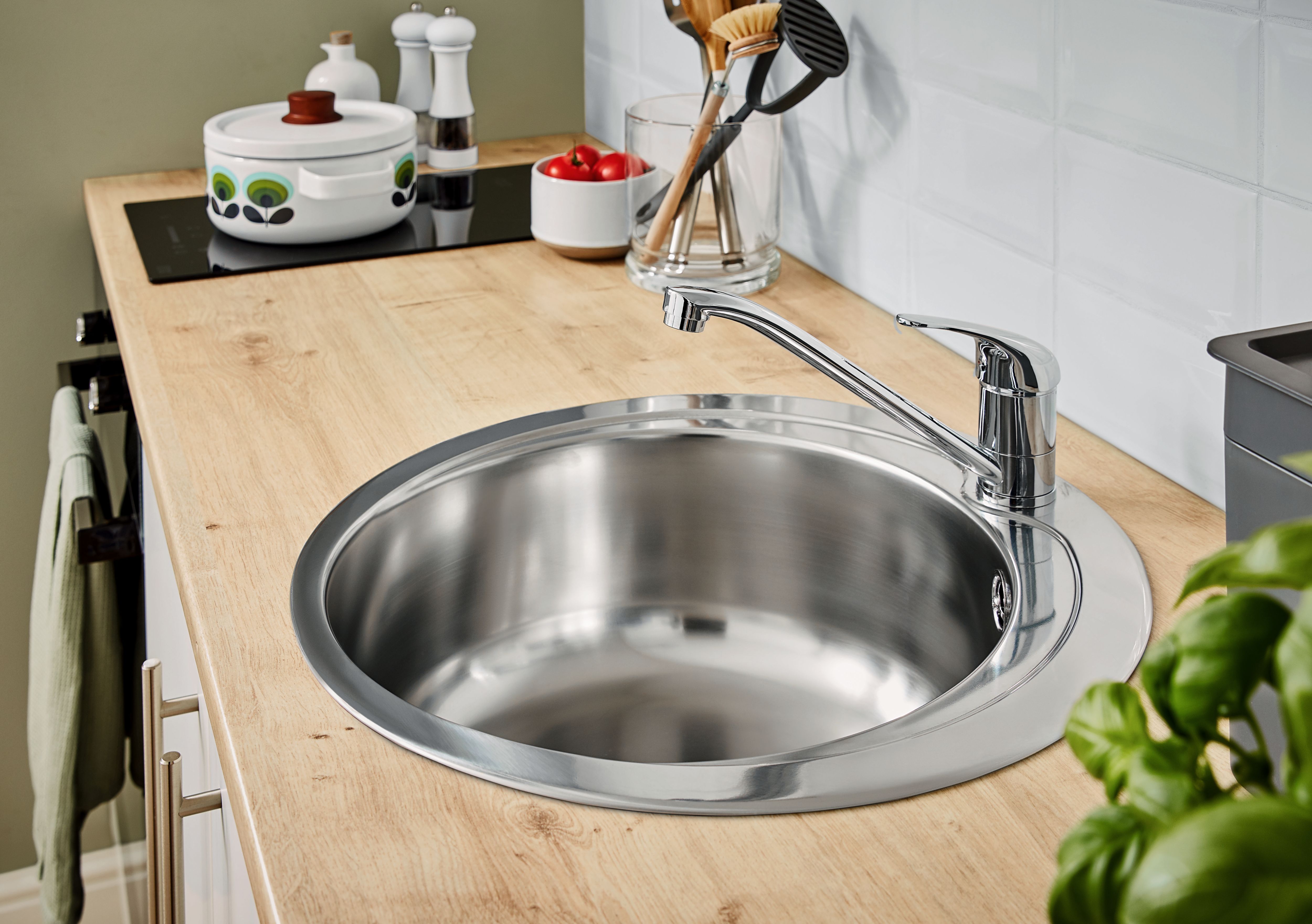 Quimby Inox Stainless steel 1 Bowl Sink 485mm x 485mm