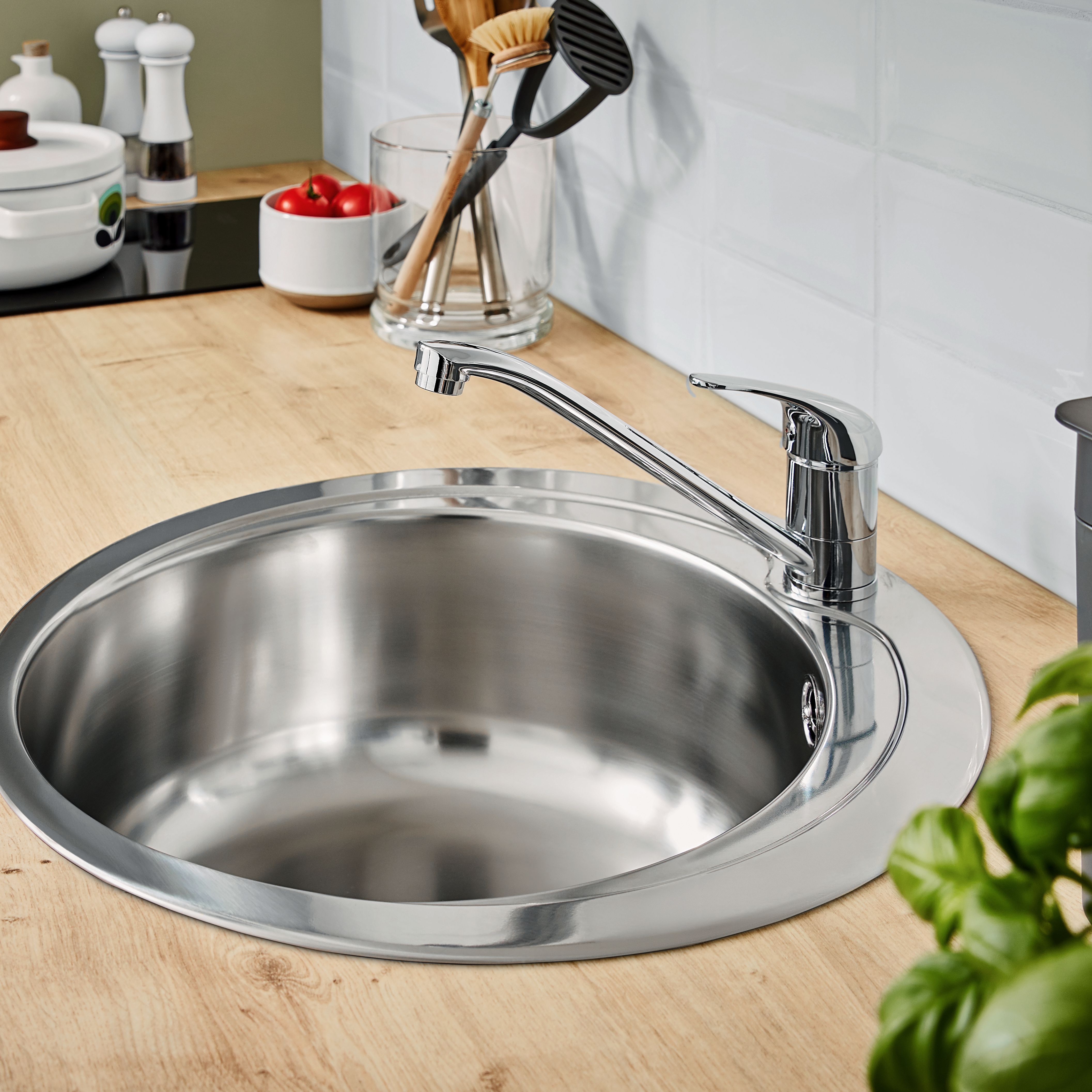 Quimby Inox Stainless steel 1 Bowl Sink 485mm x 485mm