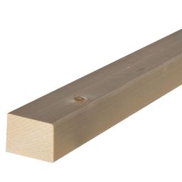 R4C Smooth Planed Round edge Whitewood Stick timber (L)1.8m (W)38mm (T)38mm