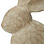 Rabbit Resin Ornament, Cream