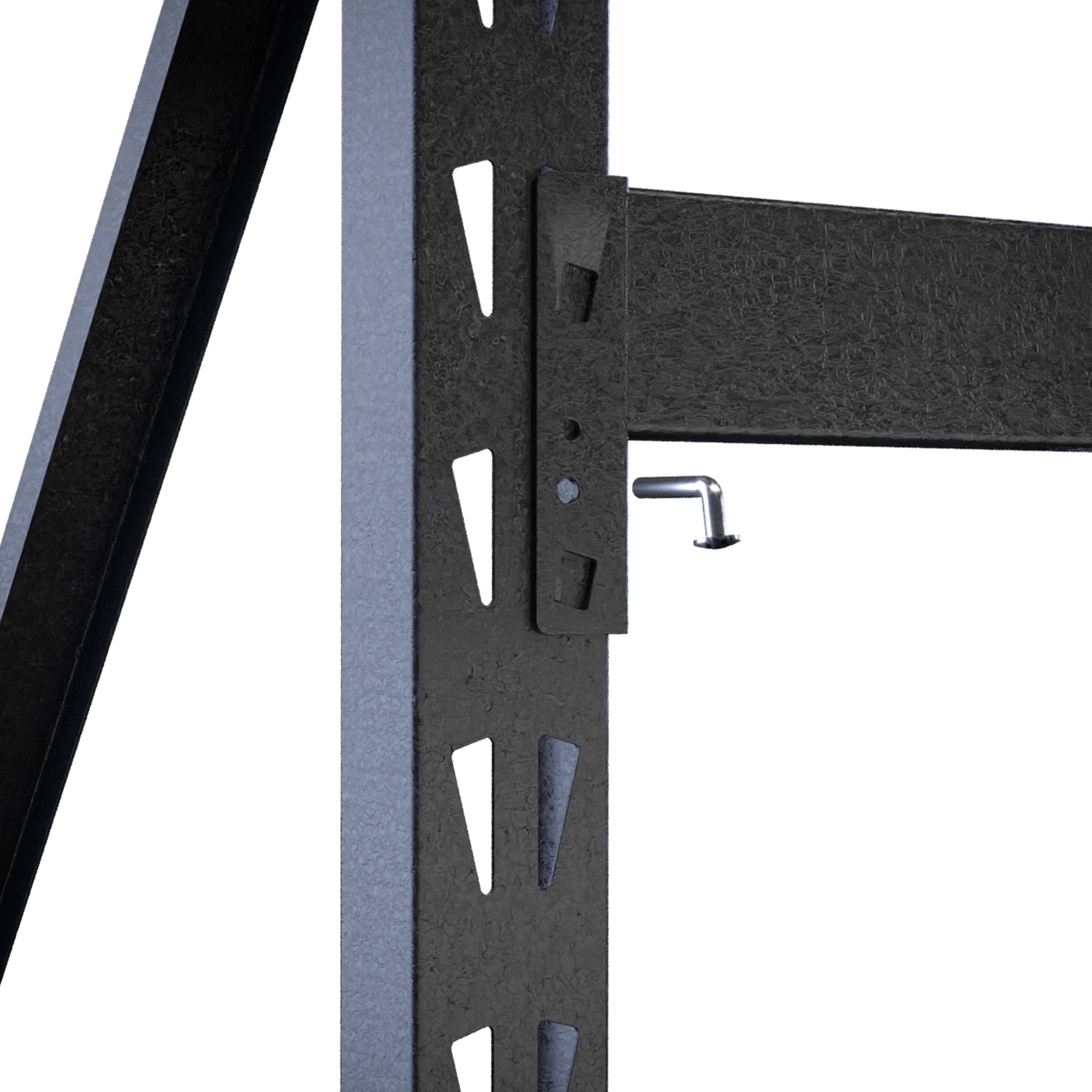 Rack 400 Black Garage Storage rack (H)1831mm (W)1301mm (D)430mm