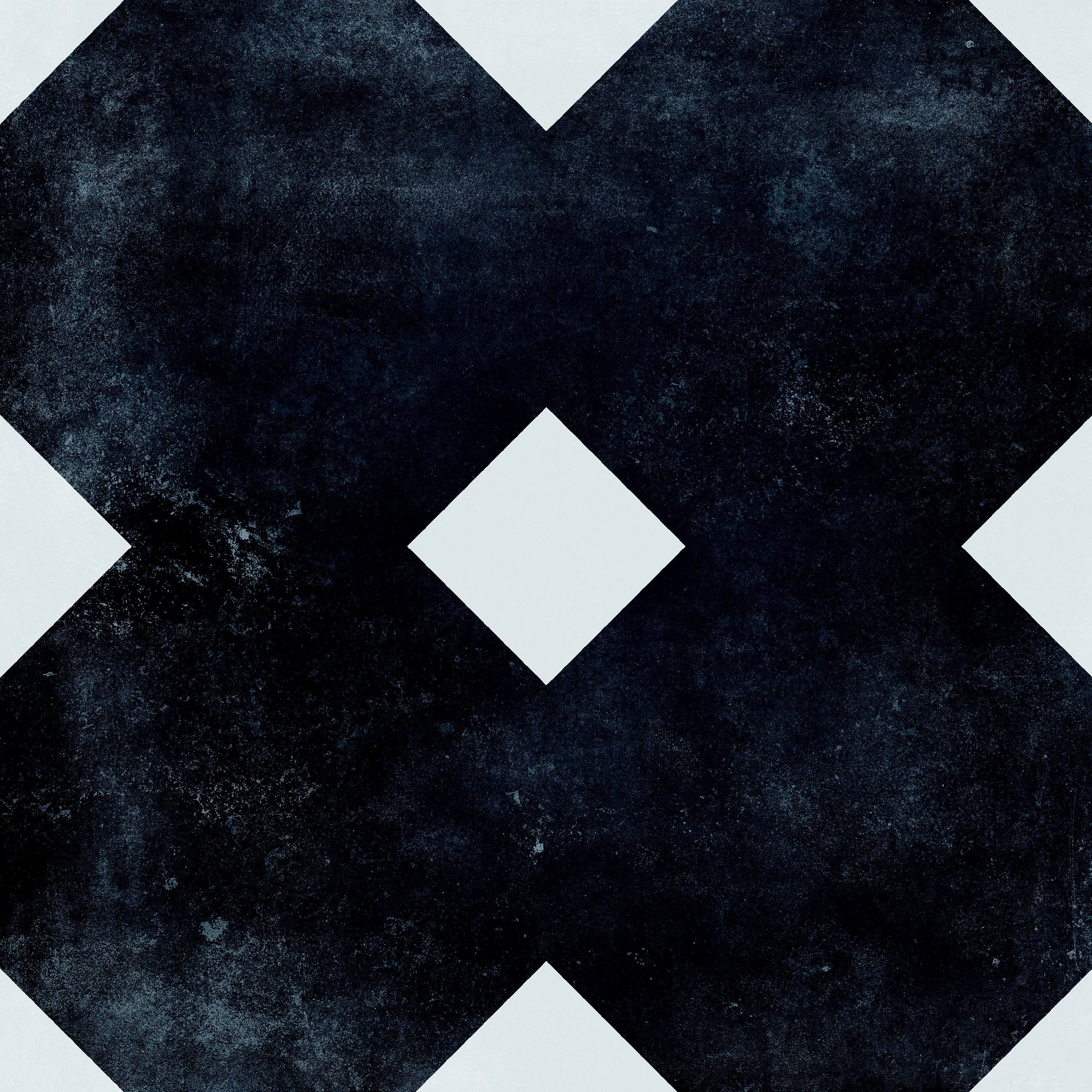Radford Black & white Matt Patterned Porcelain Outdoor Floor Tile - 8