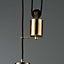 Ragner Pendant Steel antique brass Antique brass effect Ceiling light
