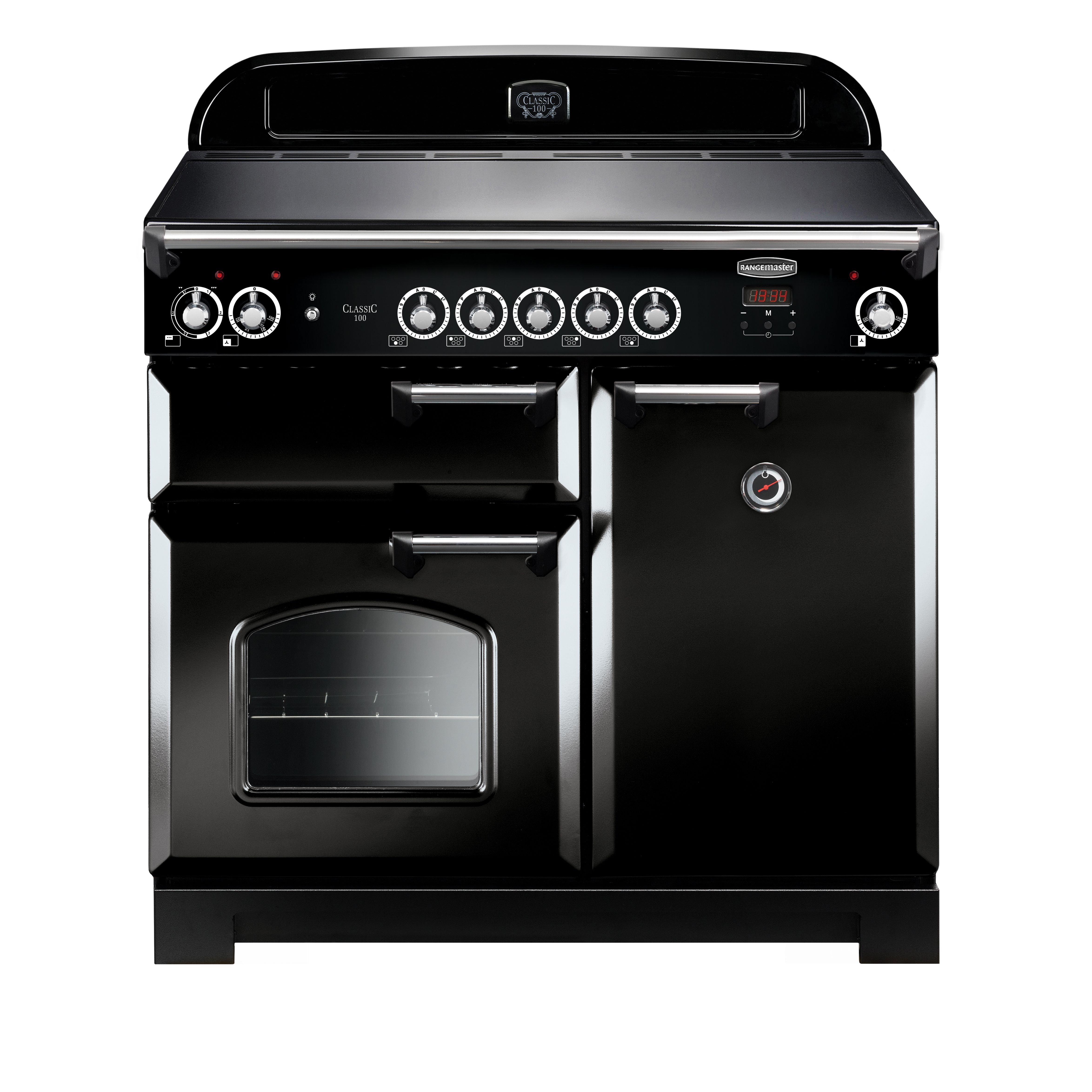 Rangemaster CLA100ECBLC Freestanding Electric Range cooker with Ceramic ...