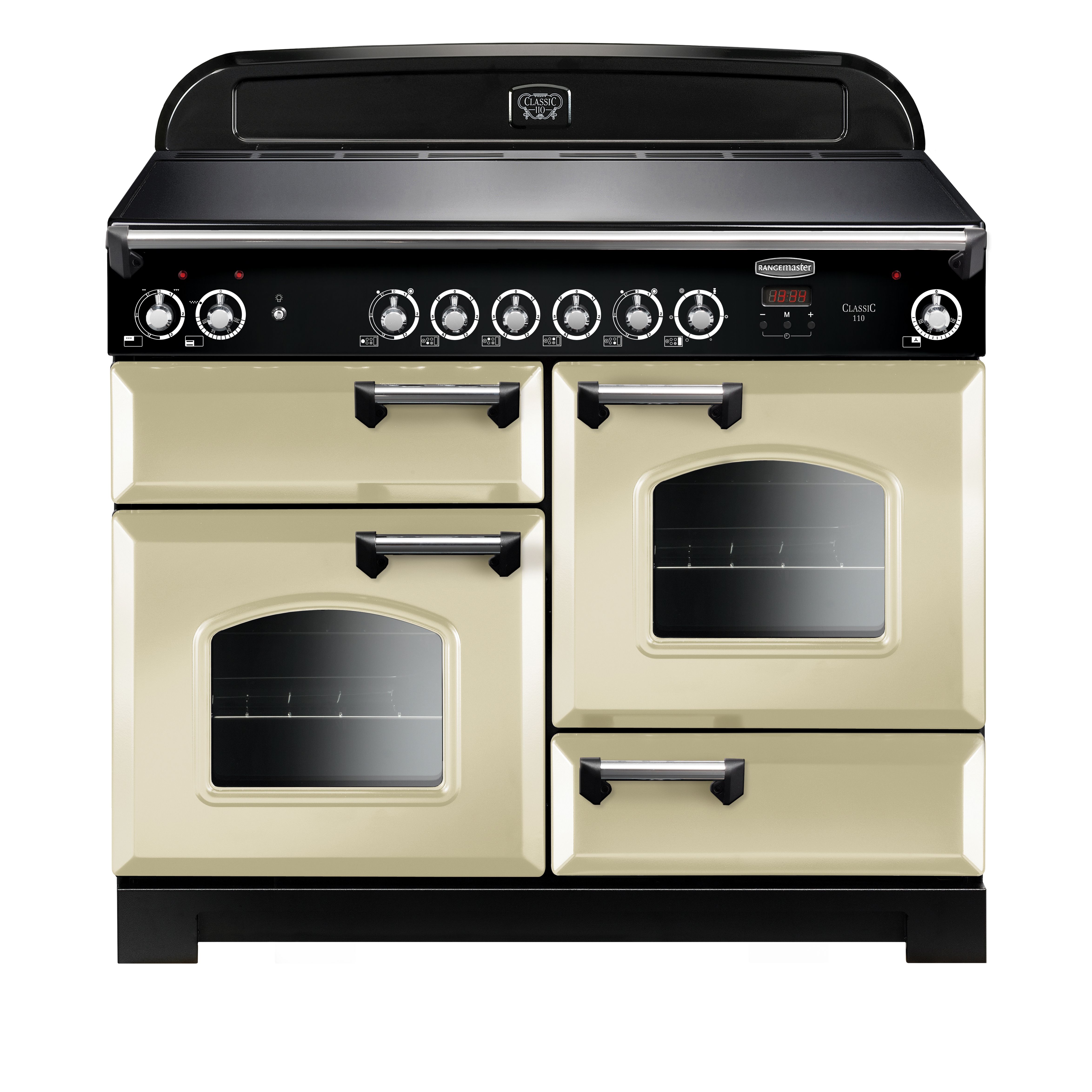 Rangemaster CLA110ECCRC Freestanding Electric Range cooker with Ceramic Hob - Cream