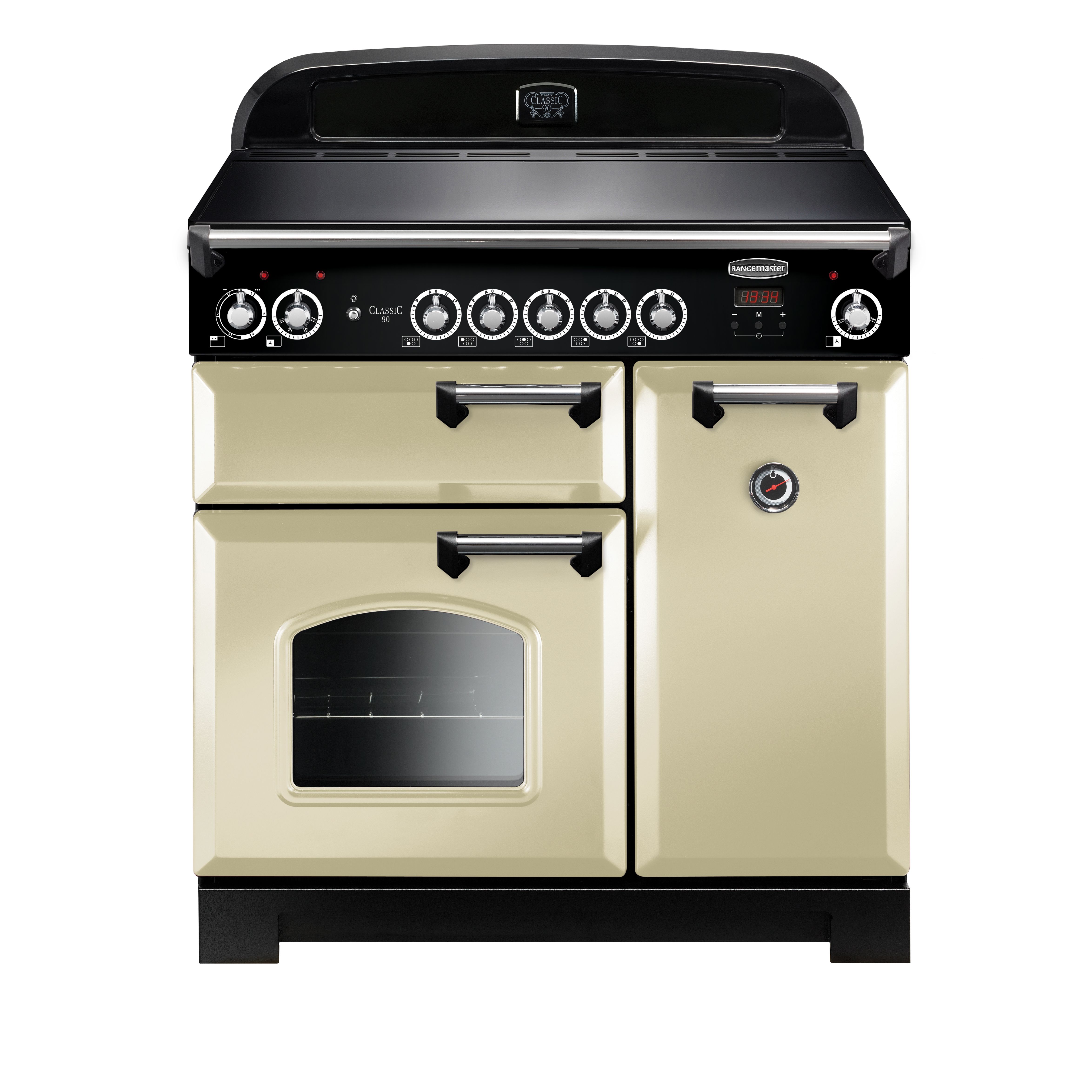 Rangemaster CLA90EICRC Freestanding Electric Range cooker with Induction Hob - Cream