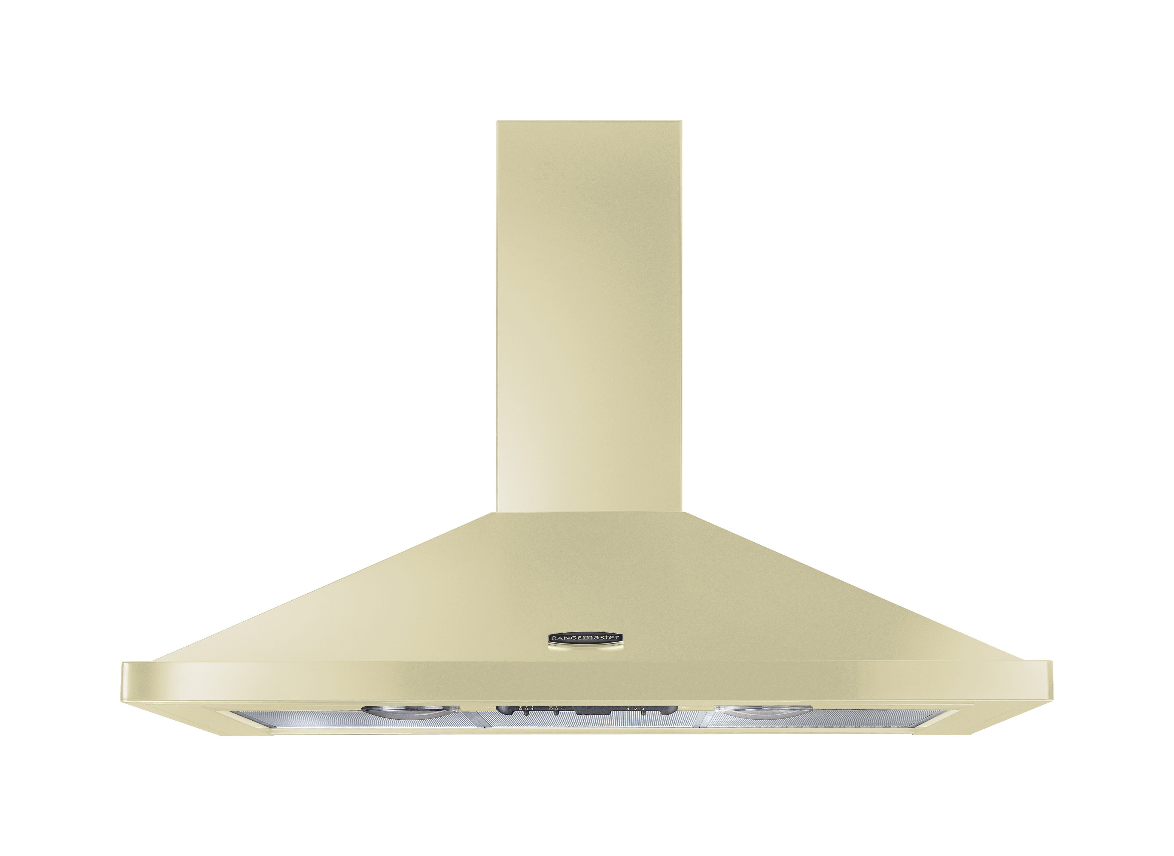 Rangemaster LEIHDC110CR/C Steel Chimney Cooker hood (W)109.8cm - Gloss cream