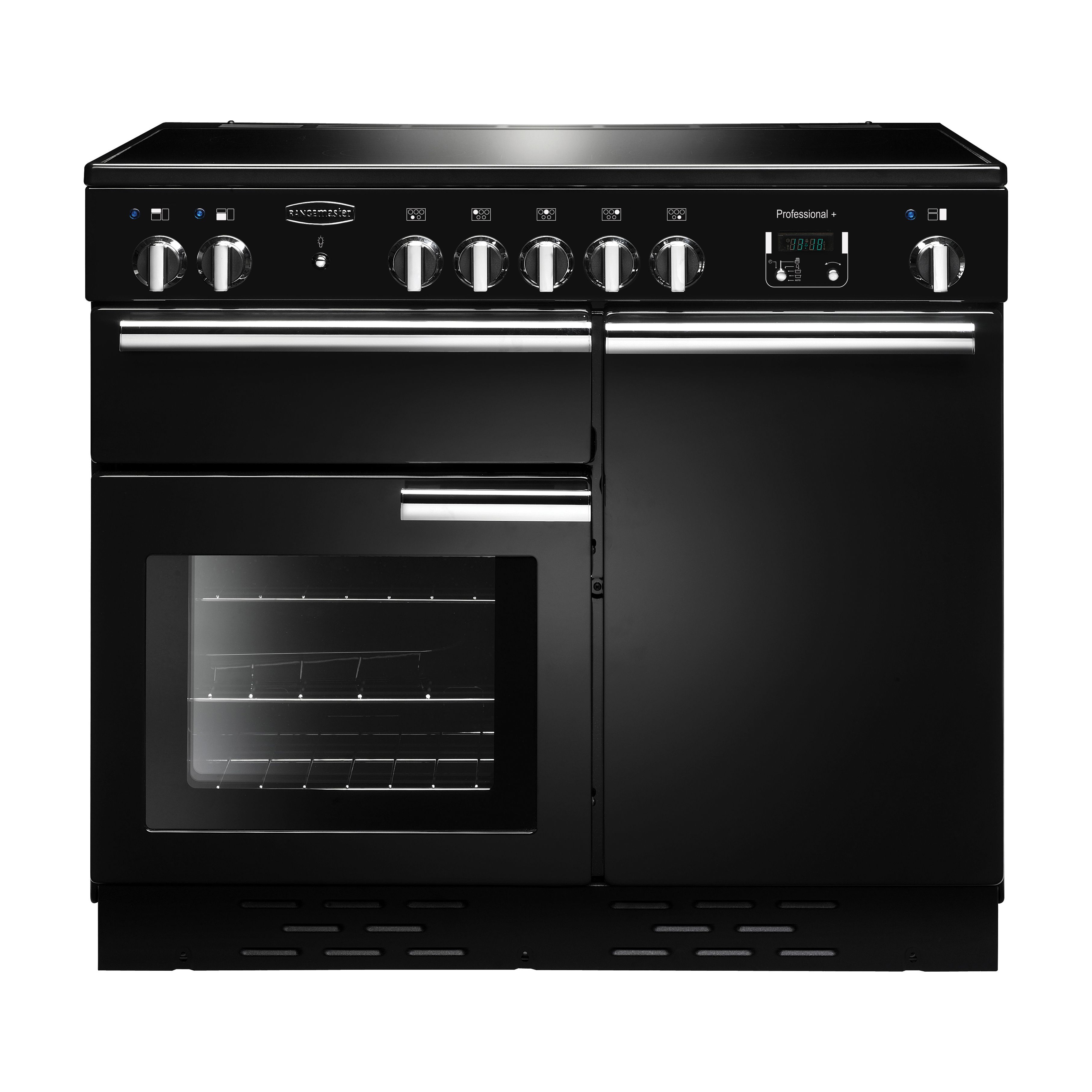 Rangemaster PROP100EIGBC Freestanding Electric Range cooker with Induction Hob - Black