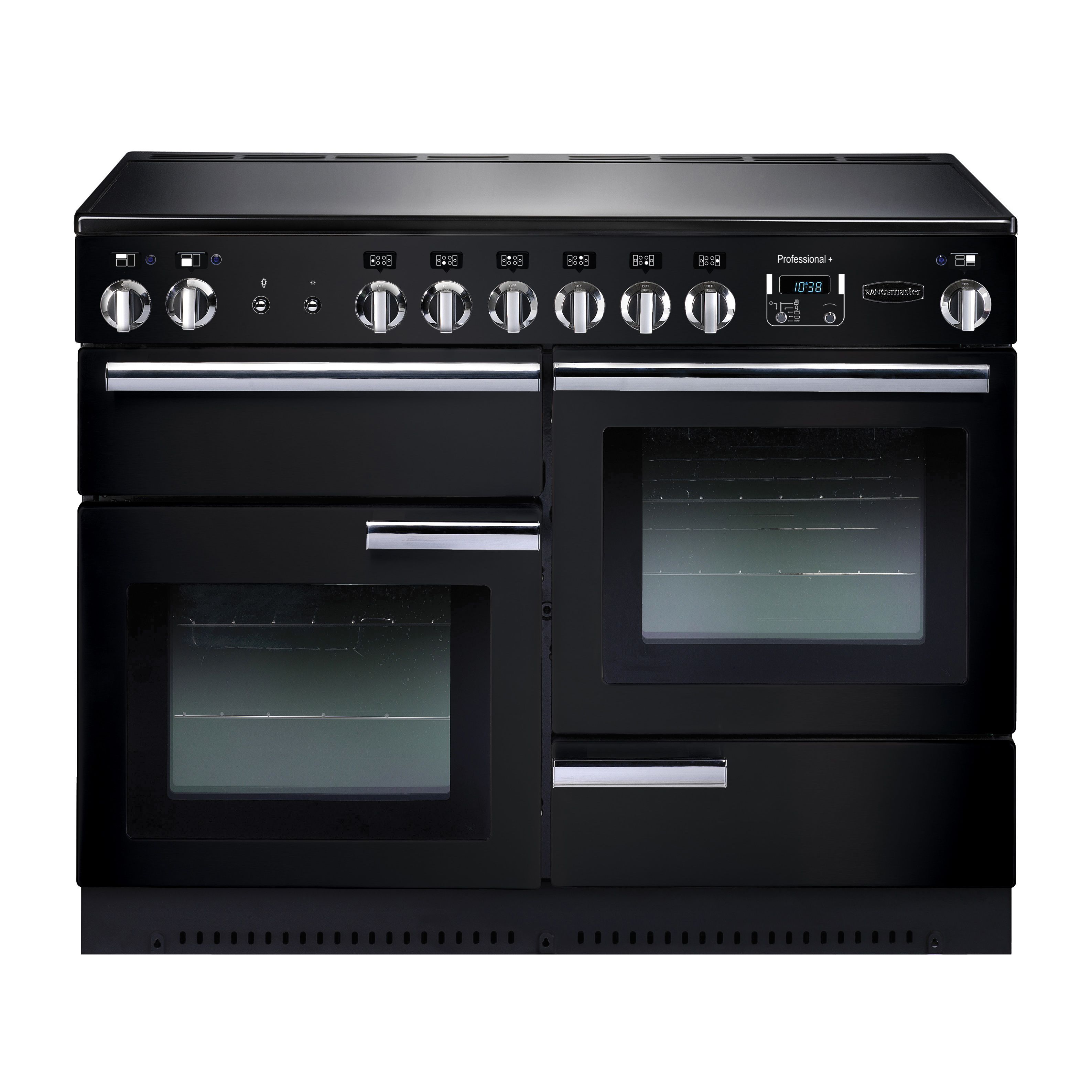 Rangemaster PROP110ECGB/C Freestanding Electric Range cooker with Electric Hob - Black