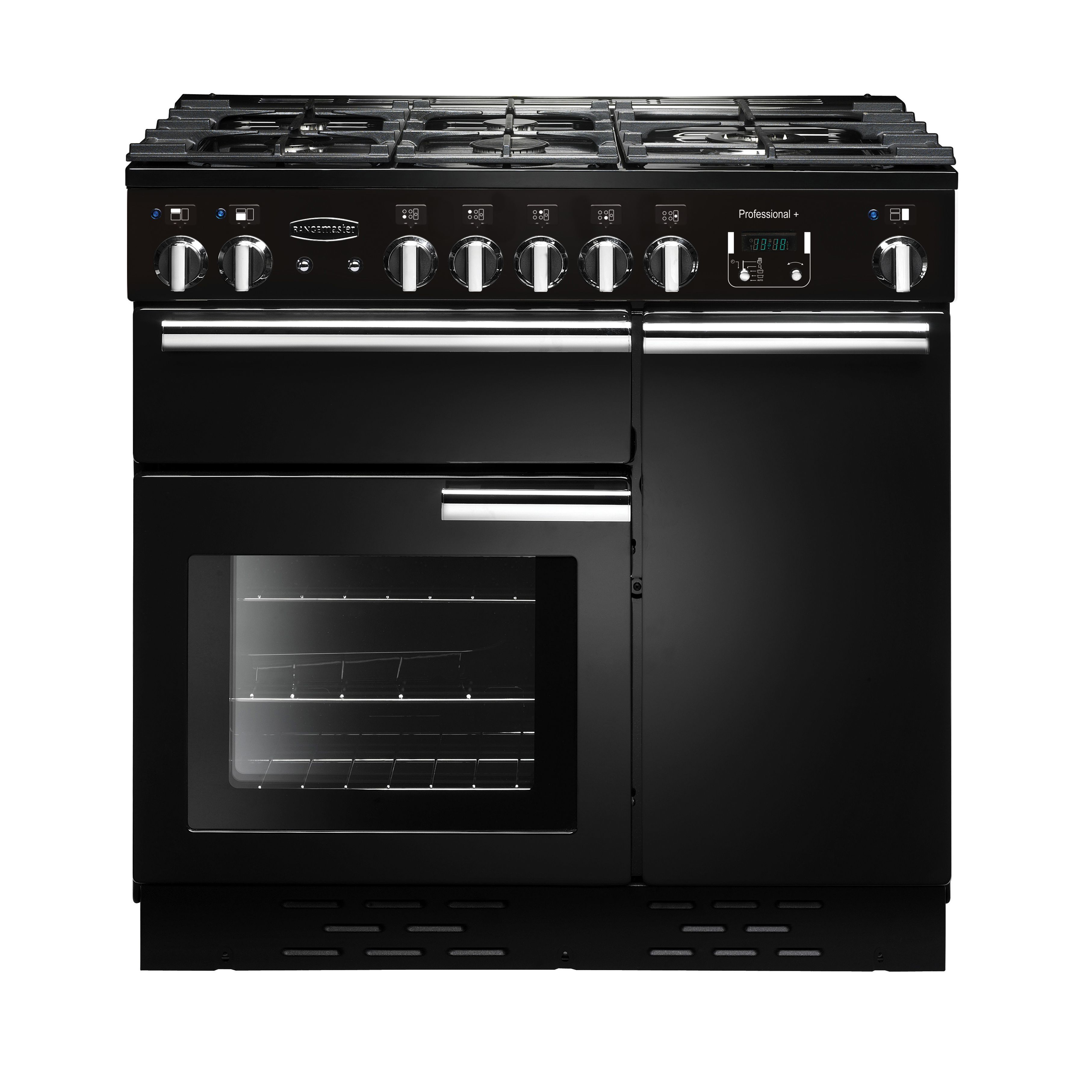 Rangemaster PROP90DFFGB/C Freestanding Electric Range cooker with Gas