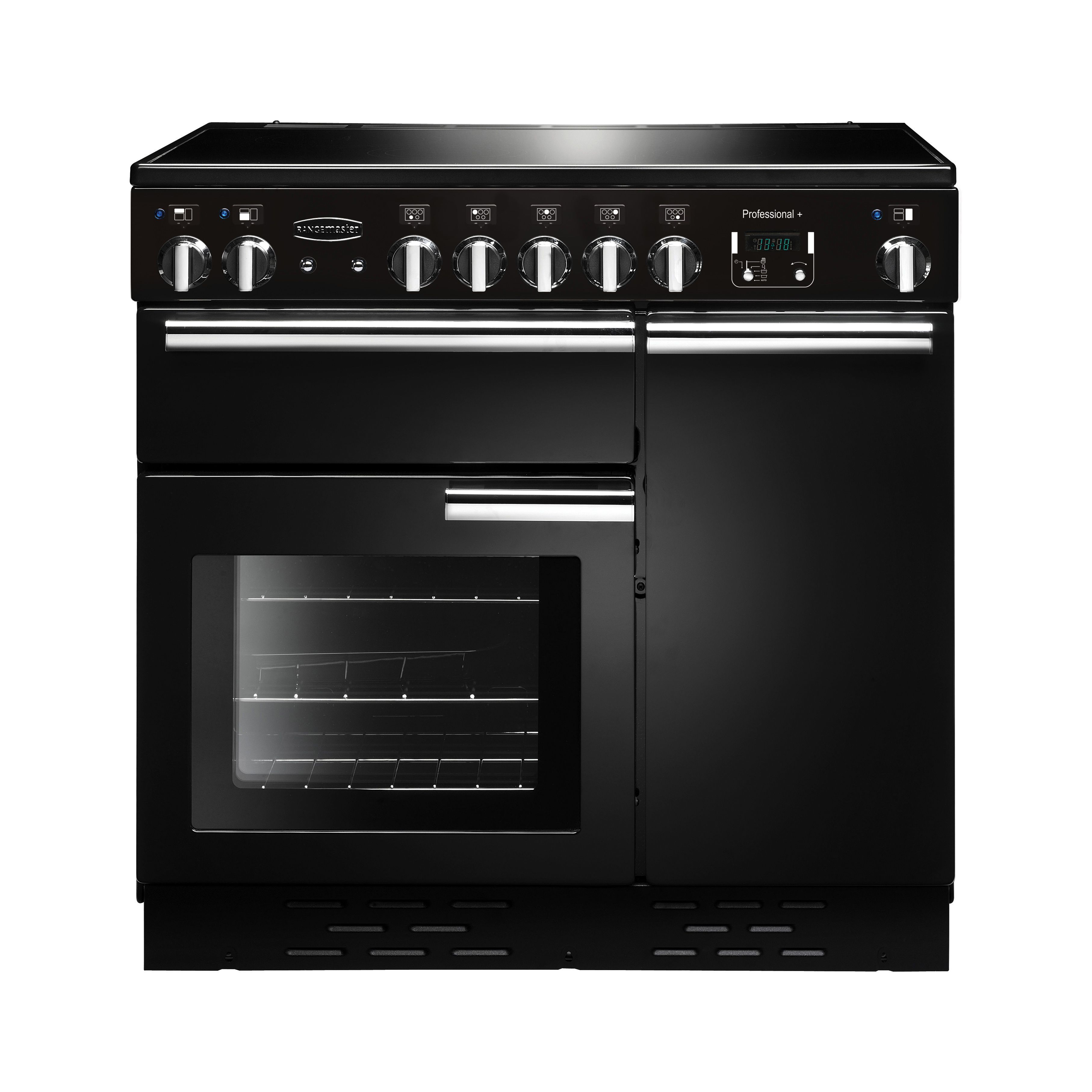 Rangemaster PROP90EIGBC Freestanding Electric Range cooker with Induction Hob - Black