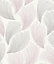 Rasch Grey & pink Feather Glitter effect Embossed Wallpaper