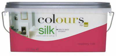Raspberry ruffle Silk Emulsion paint, 2.5L | DIY at B&Q