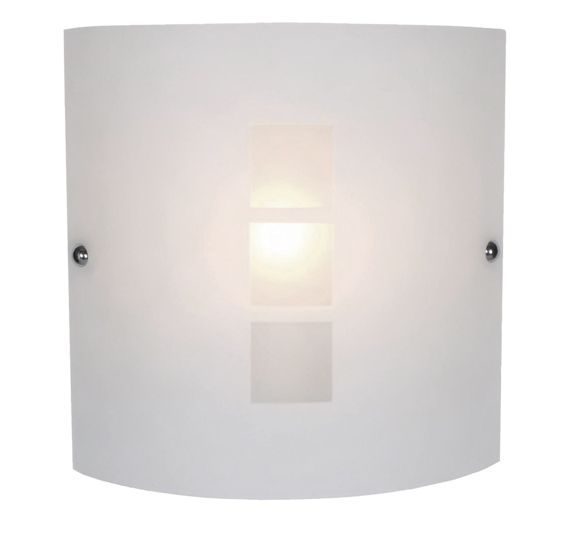 Frosted glass outlet wall lights